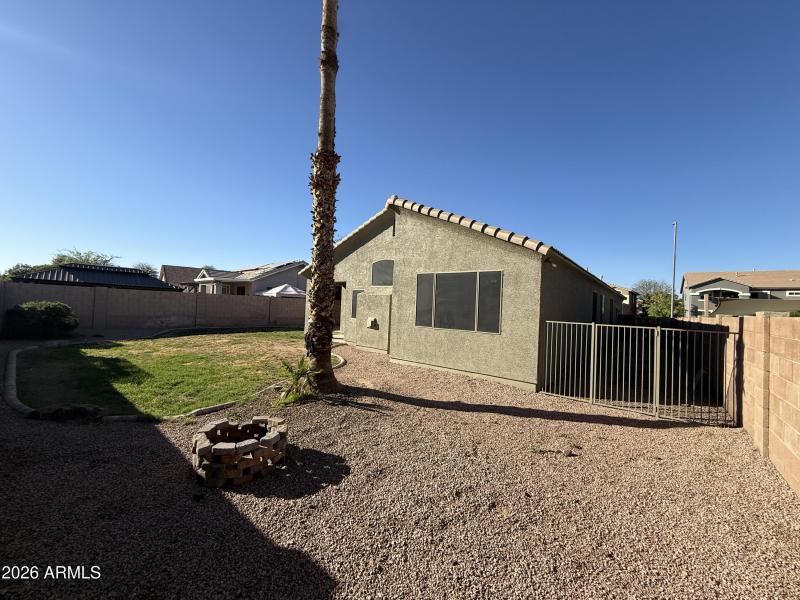 Rear Exterior Backyard View