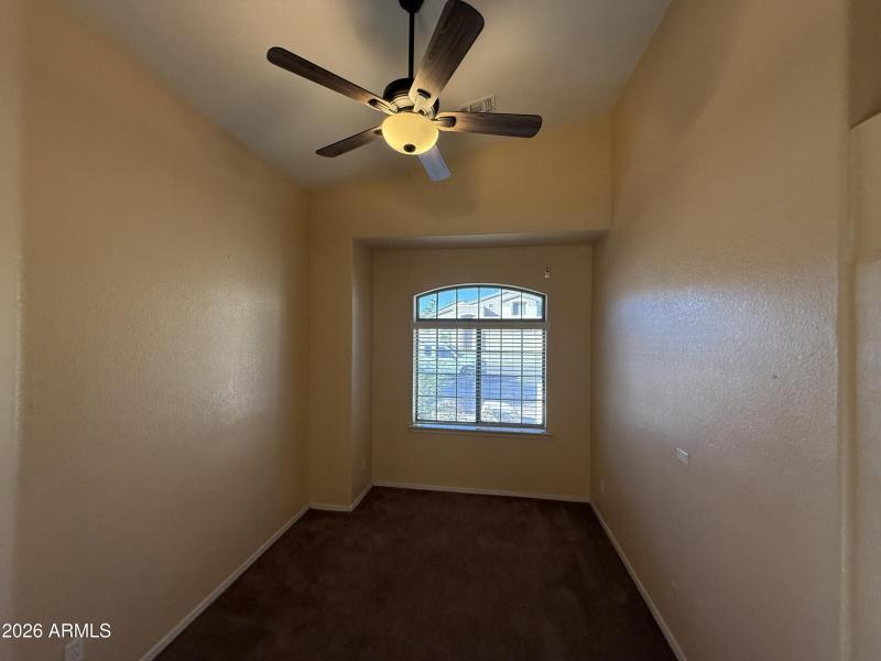 Office or Den With High Ceilings