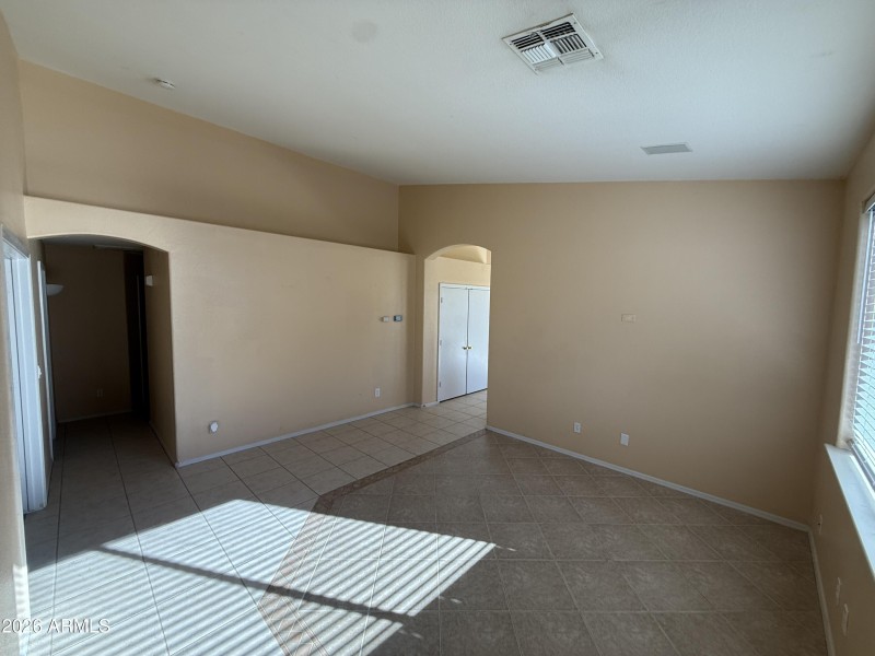 Bright Living Room Entry