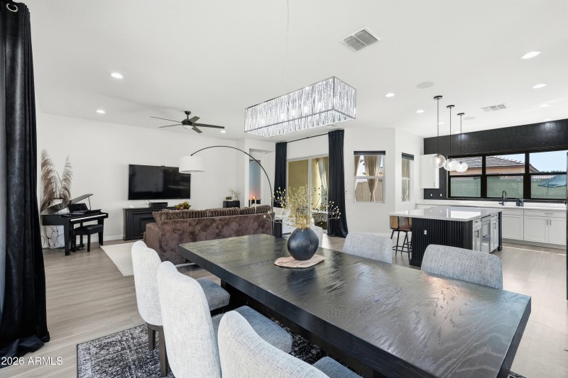 Dining/Kitchen/Living Room