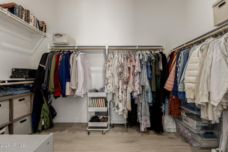 Huge Primary Closet