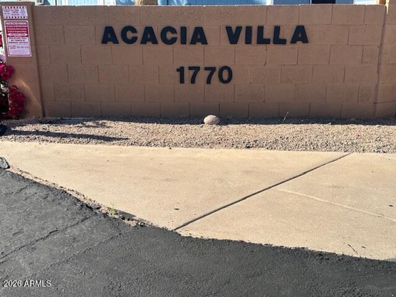Pic of Acacia Villa Sign