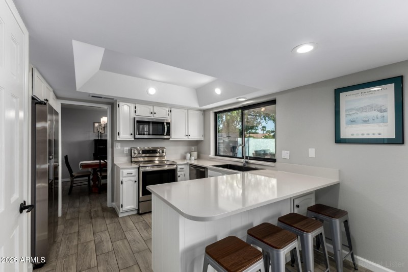 Kitchen w/ Stainless Steel Appliances
