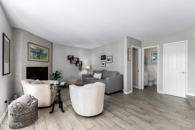 Family Room w/ Half Bath