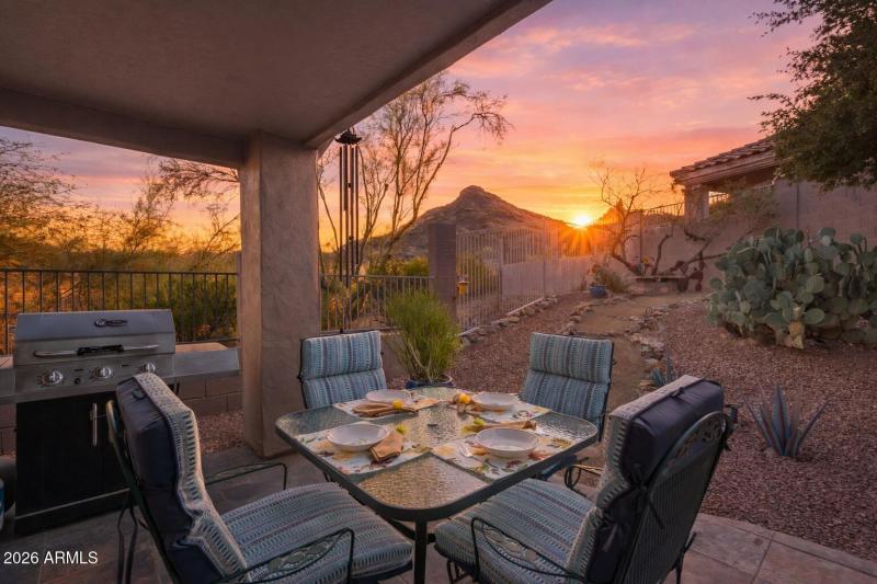 patio sunset
