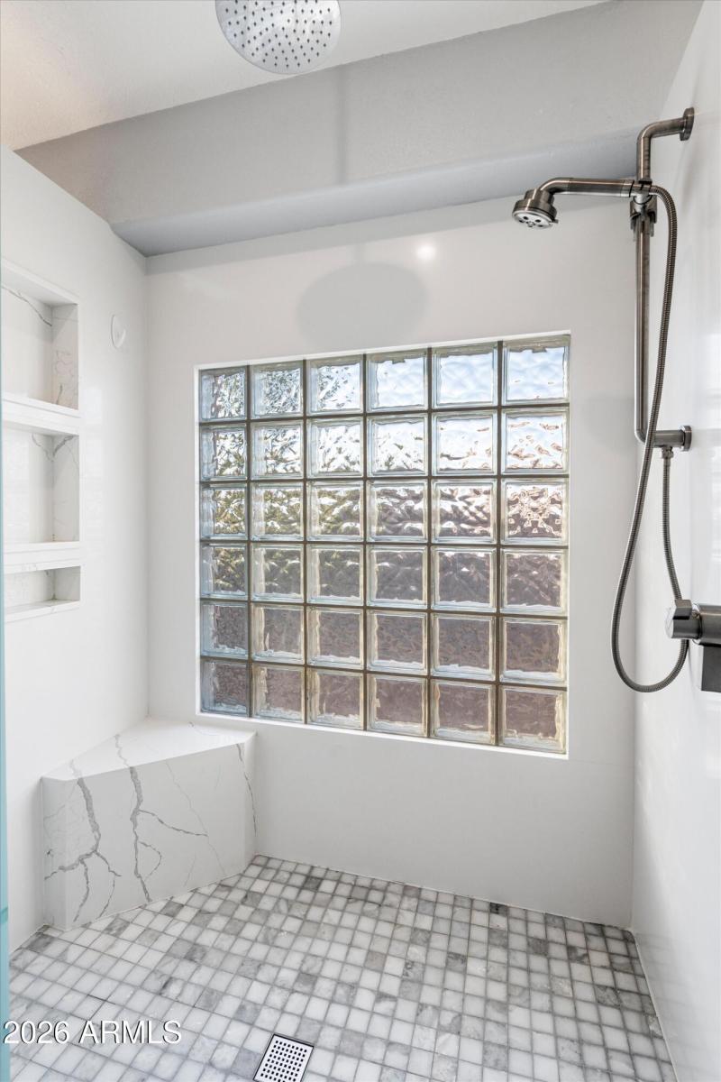 Master walk in shower