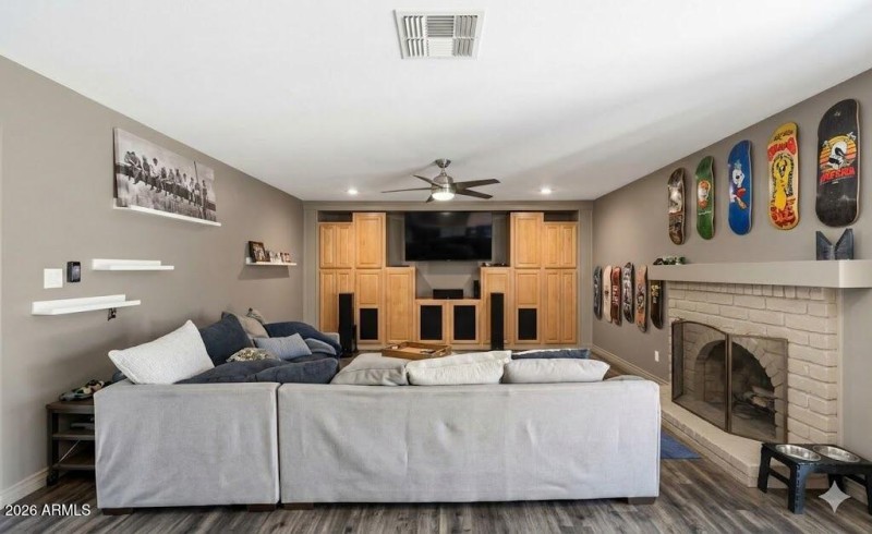 Great Room after suggested repaint