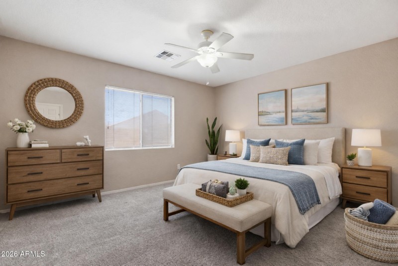 Primary Bedroom Staged 1