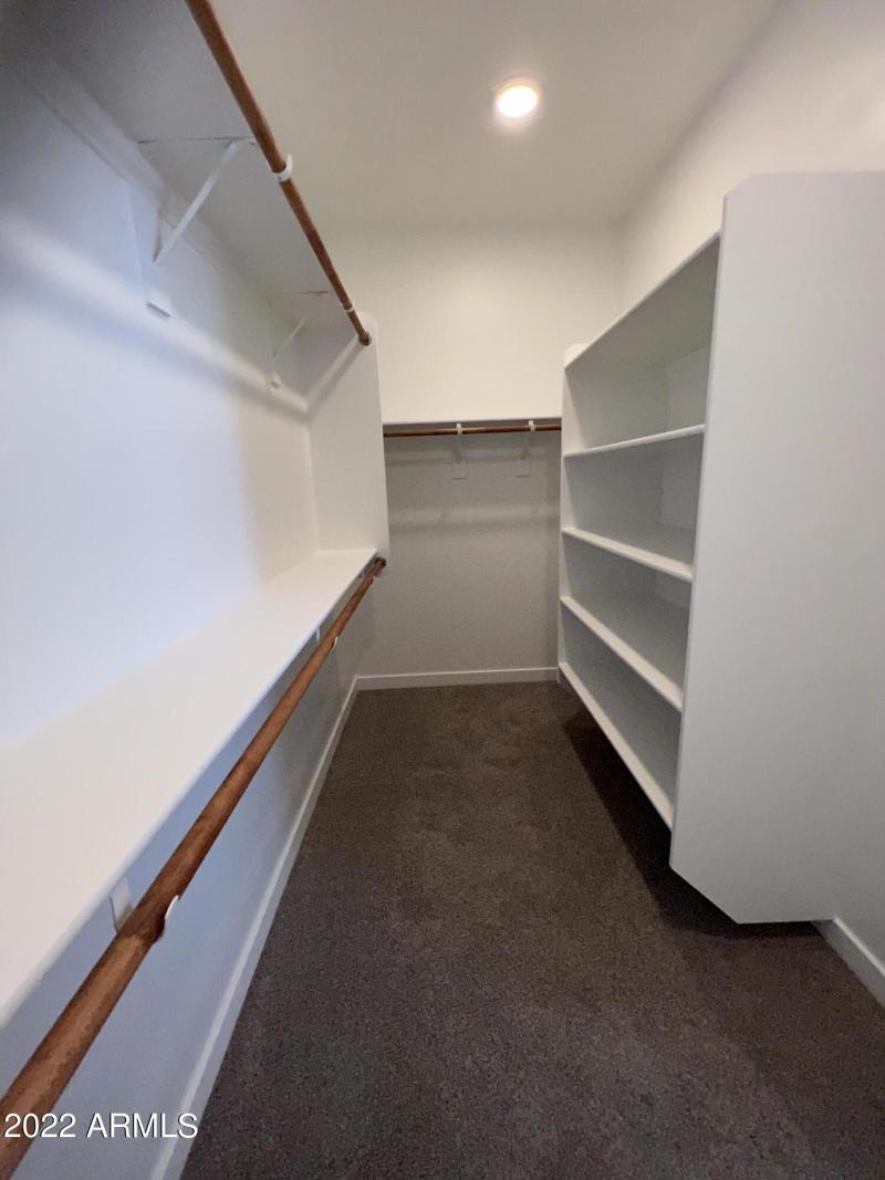 walk in master closet