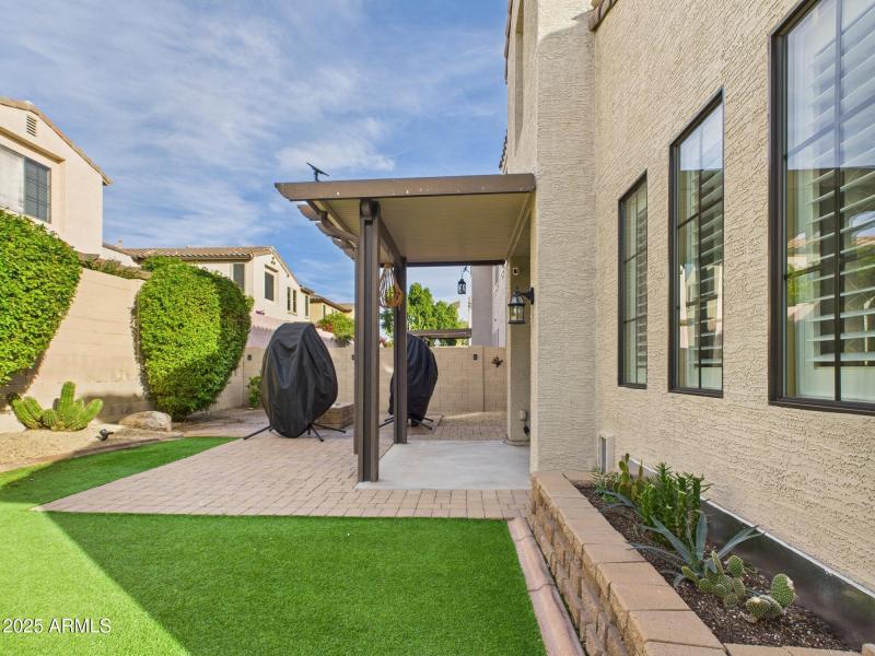 Actual outdoor living spaces