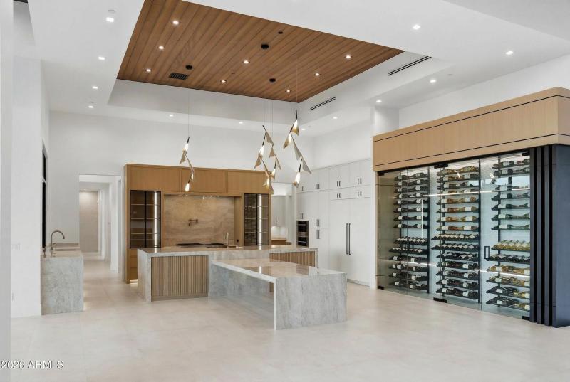 STOCKED WINE WALL
