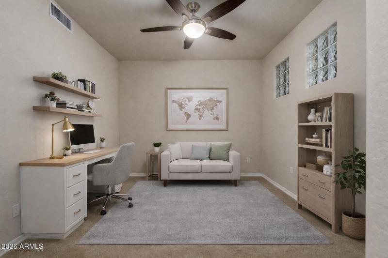 Staged Bonus Room:Office