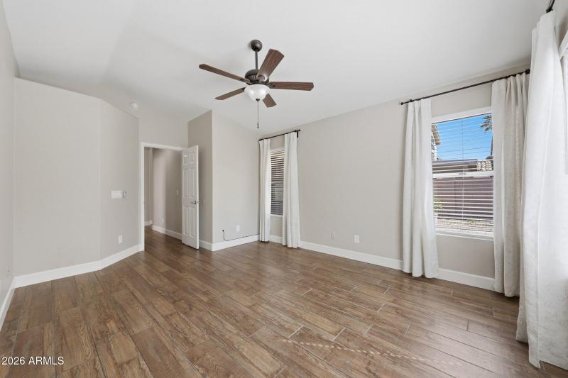 Looking out of Primary Bedroom