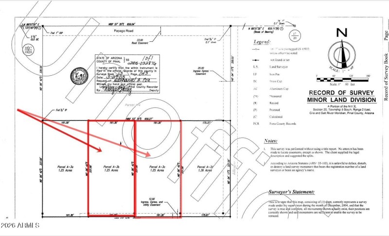 Survey marked 2X lots