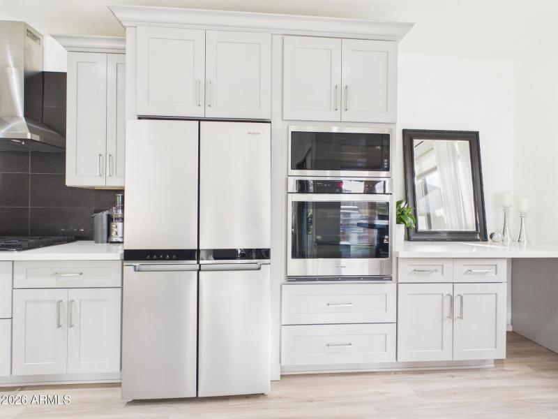 Sleek Stainless Steel Refrigerator
