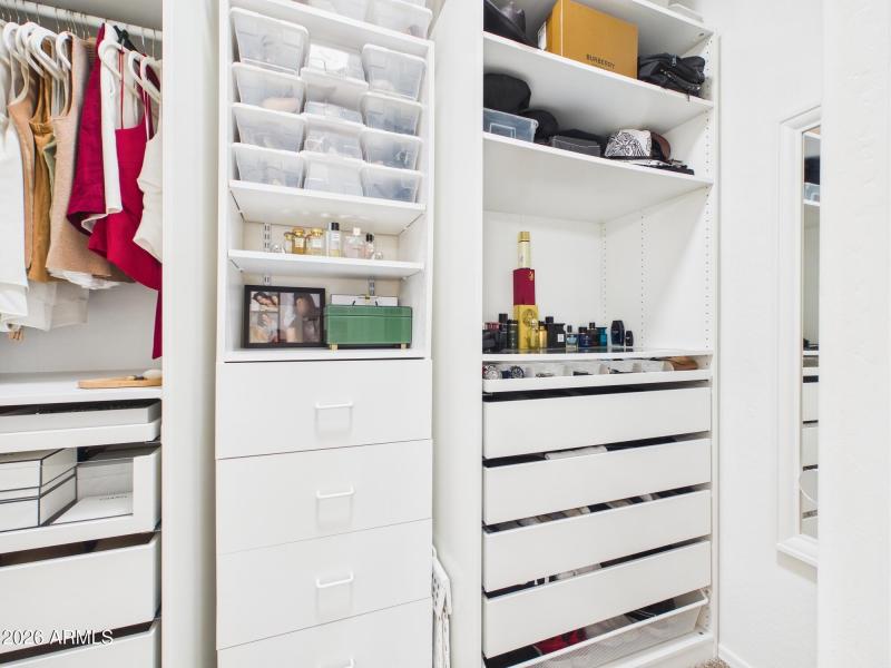 Custom Built-Ins in Master Closet