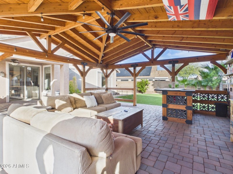 comfortable outdoor living