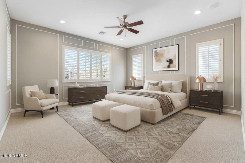 Virtual Staged - Master Ensuite