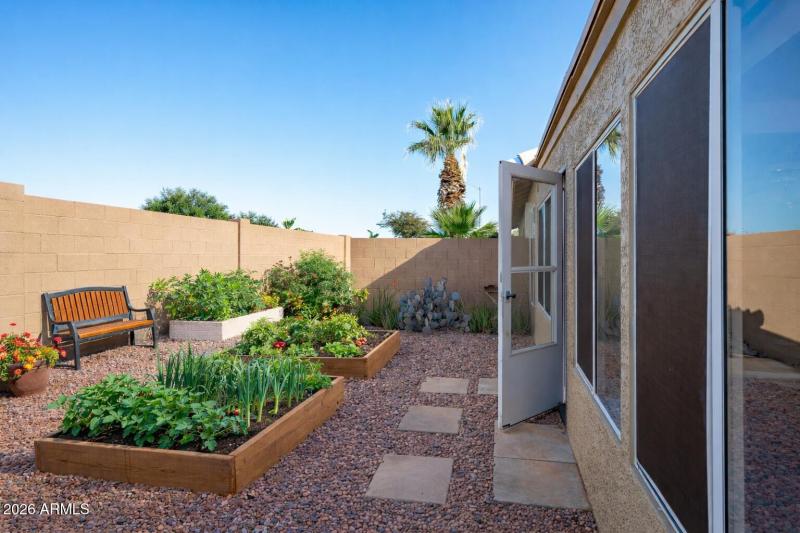 Sideyard - Digitally Rendered Garden