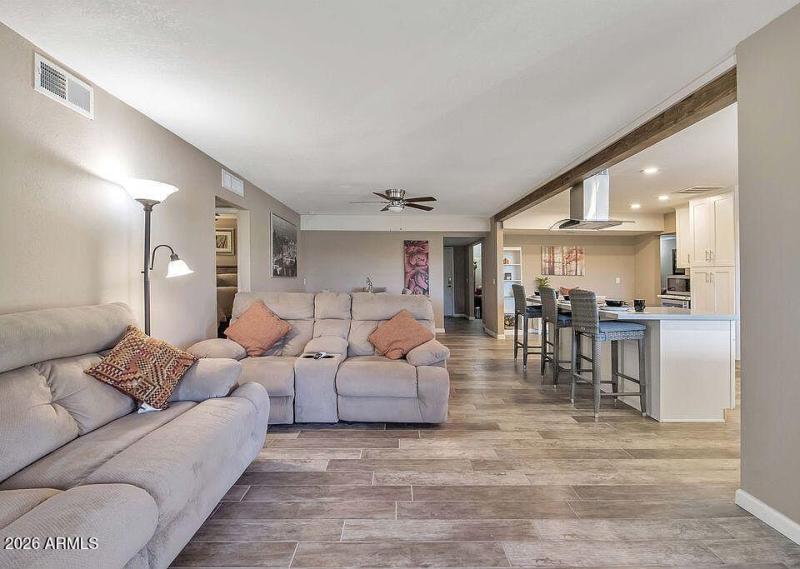 Alder Kitchen and Family Room 2