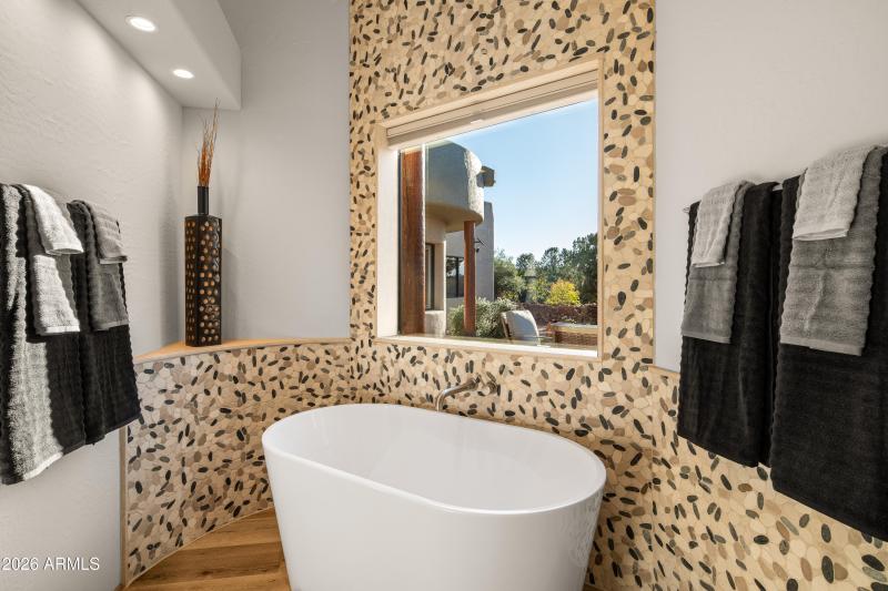 Soaking Tub with a View