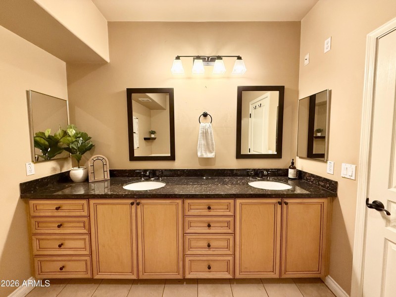 Primary Double Vanity