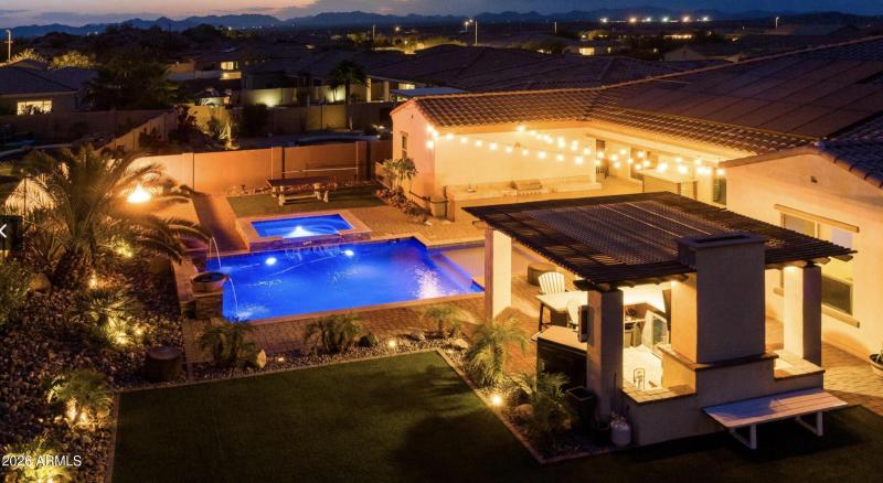 gorgeous backyard on huge lot