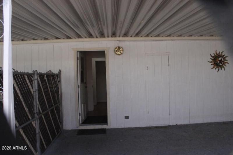 Access to House From Carport Area