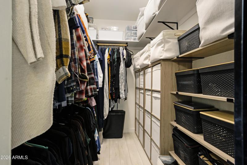 Master closet