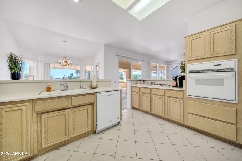 KITCHEN OVERLOOKING TRAIL RIDGE