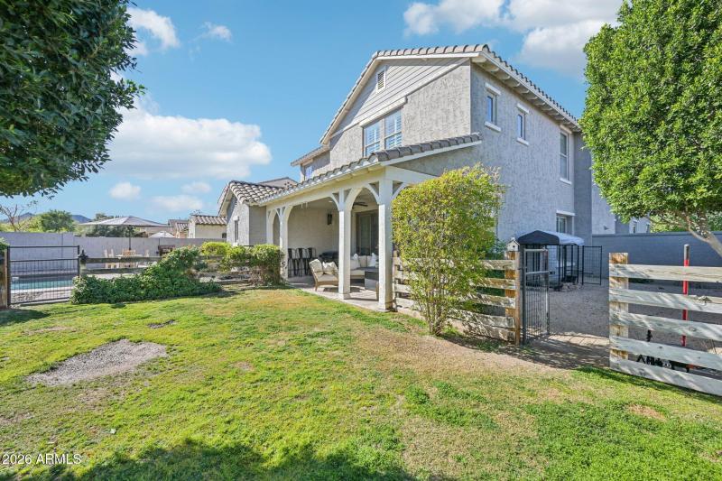 Gated Pool & Grass Play Area