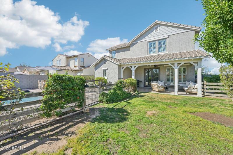 Gated Pool & Covered Patio