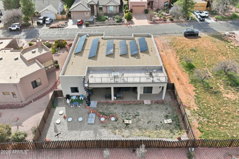 Rooftop Deck Backyard Aerial