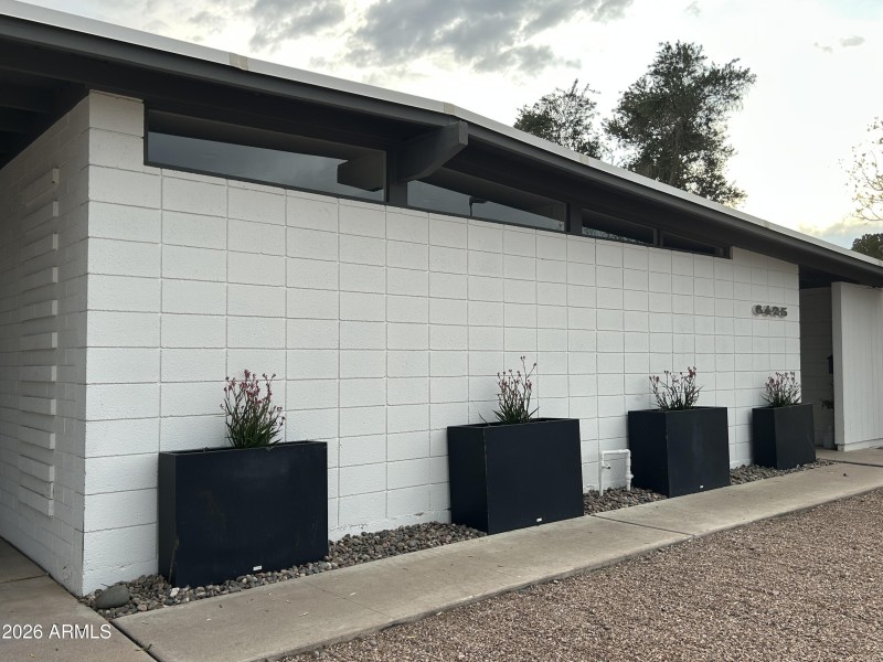 Low-Pitch 'Skillion' style roof