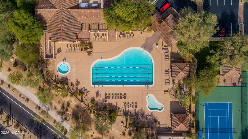 Aerial of Pool at Clubhouse