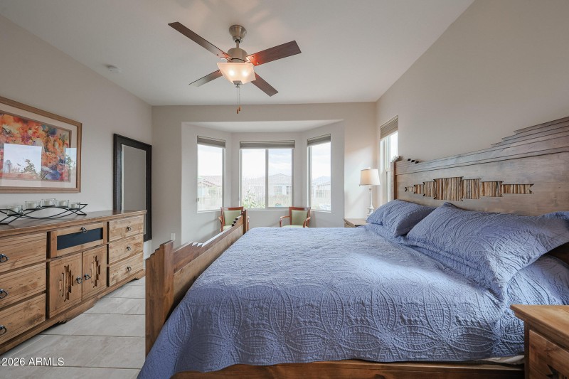 Bay Window in Primary Bedroom