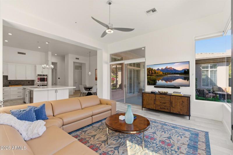 Family Room and Kitchen