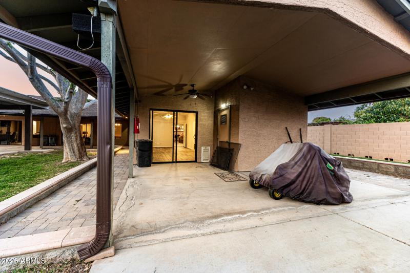 Casita Back Entrance