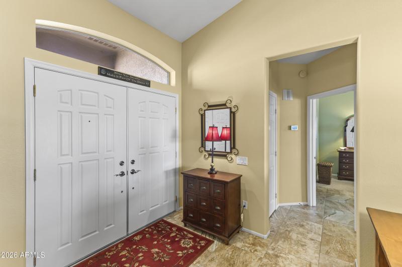 INSIDE THE FRONT DOORS