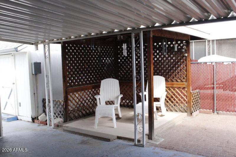 Outside sitting area