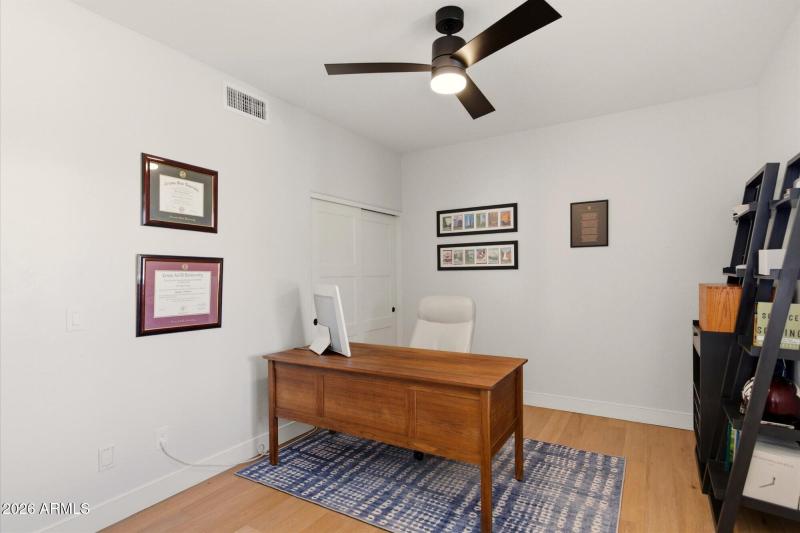 Office downstairs w/ closet