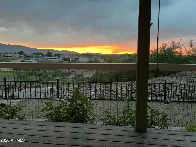 Sunset off of Back Deck