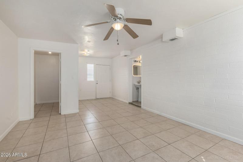 Bedroom 1 Looking Towards Half Bath
