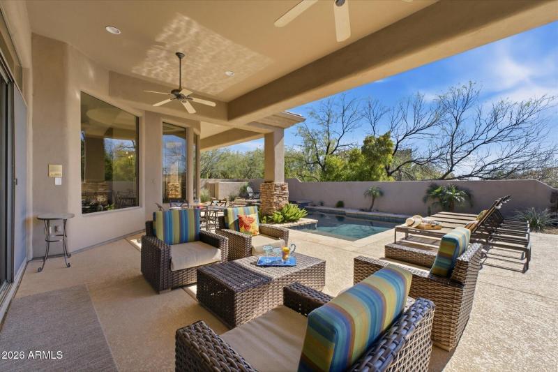 Covered patio