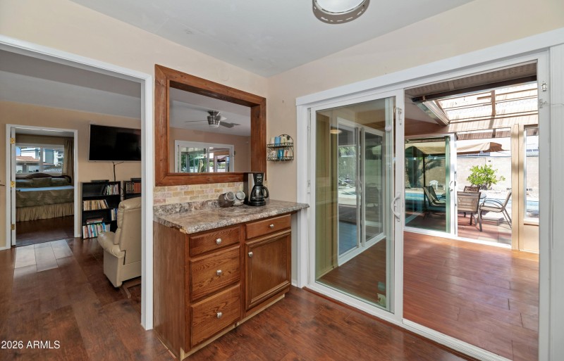 COFFEE BAR IN KITCHEN