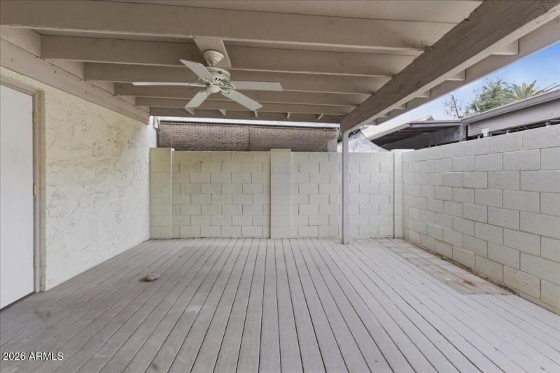 Large Covered Patio Space