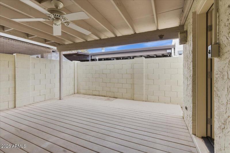 Great Covered Patio Space!