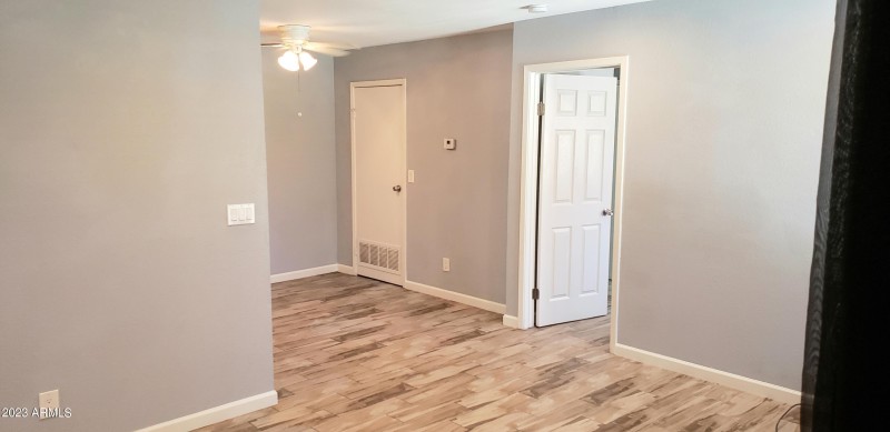 Great room view to dining