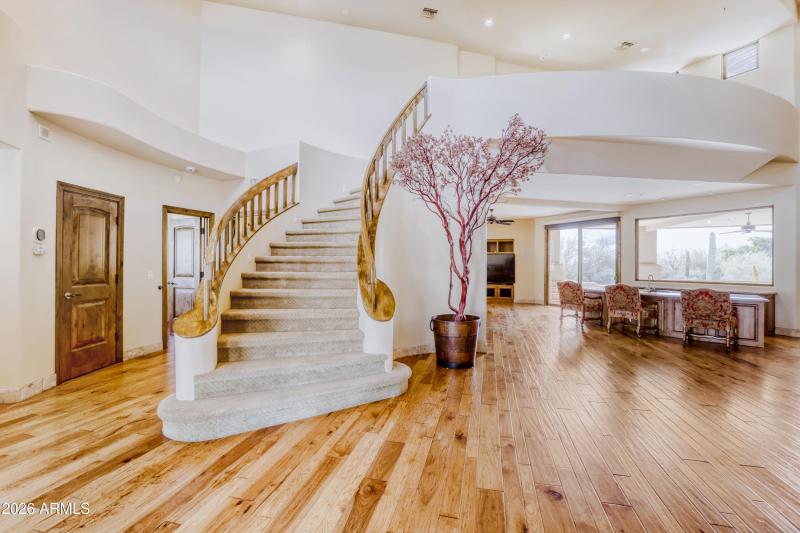 Stunning Staircase to Upper Retreat