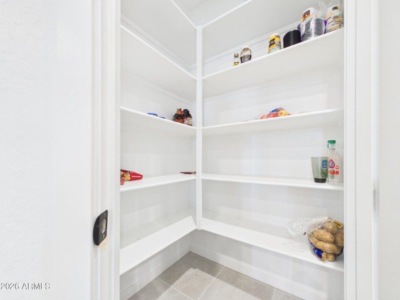 Spacious Walk-In Pantry